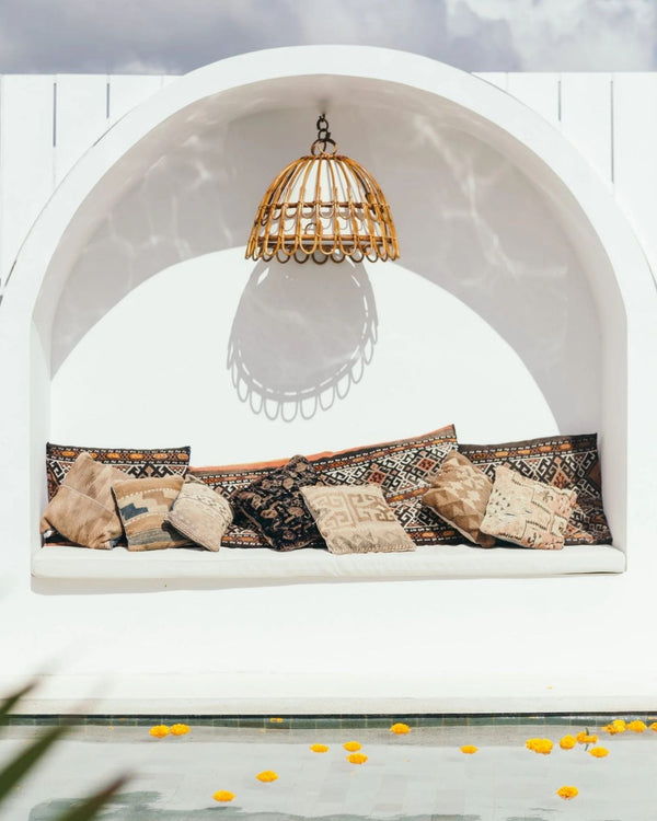 Artistic Handmade Bamboo Pendant