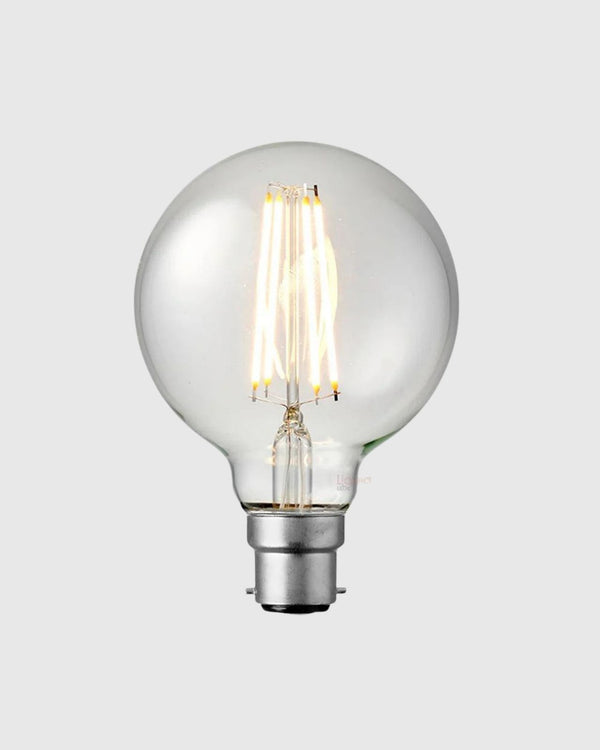 Dimmable B22 LED | G95 | 8W | 2700K