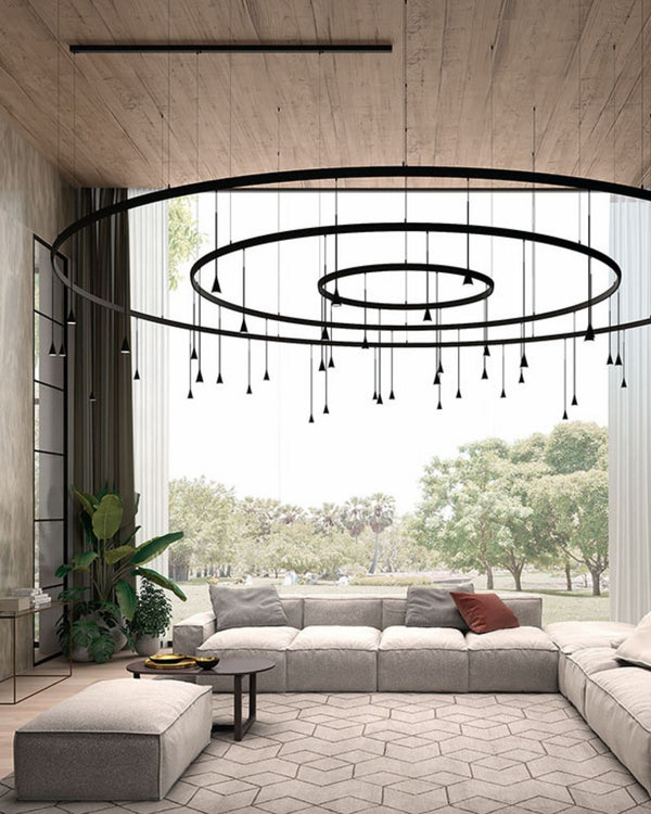 Circular Drop Bell Pendant