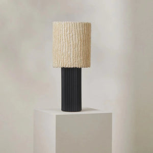 Contemporary Textured Shade Table Lamp