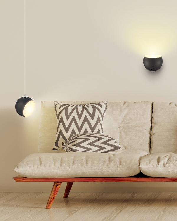 Matte Black Portable Light