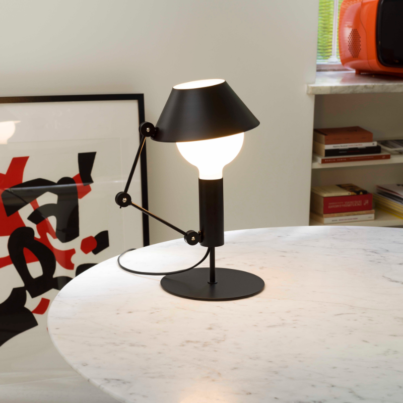 Matte Black Adjustable Table Lamp Mr Light