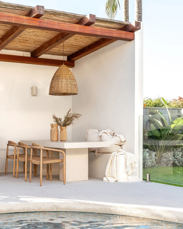 Natural Rattan Folk Pendant Light