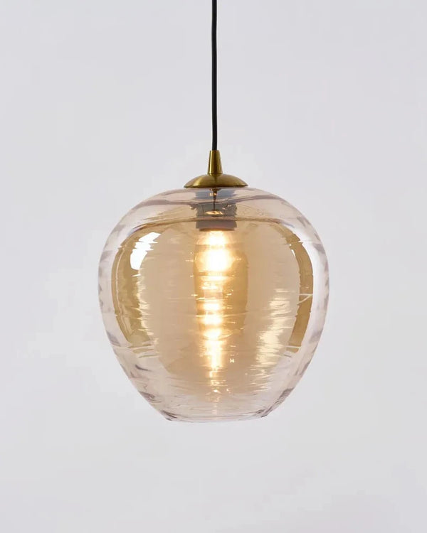 Organic Glass Pendant Light