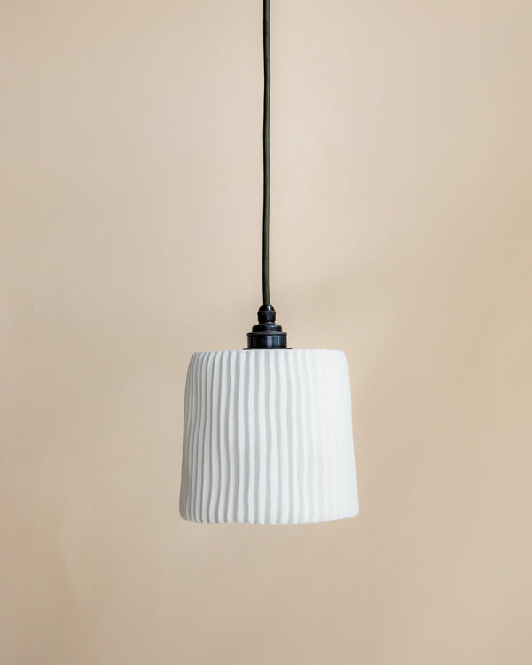 Bone White / Brass / Canvas Pulley