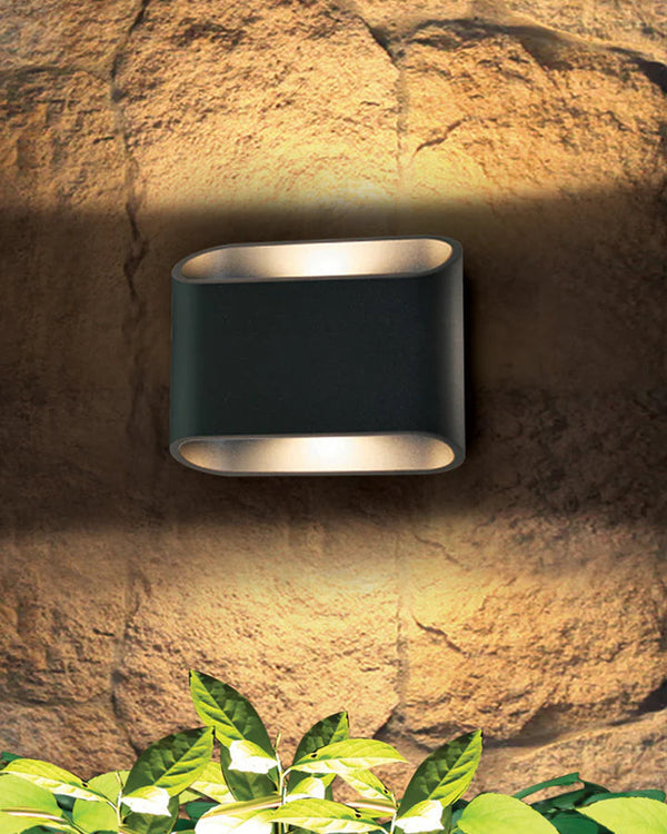 Sandy Anthracite Up and Down Wall Light
