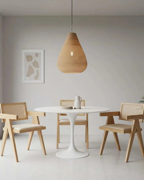 Teardrop Rattan Pendant