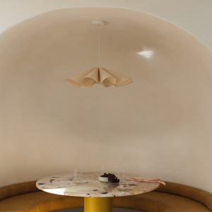 Artistic Wooden Suspended Pendant | Lighting Collective