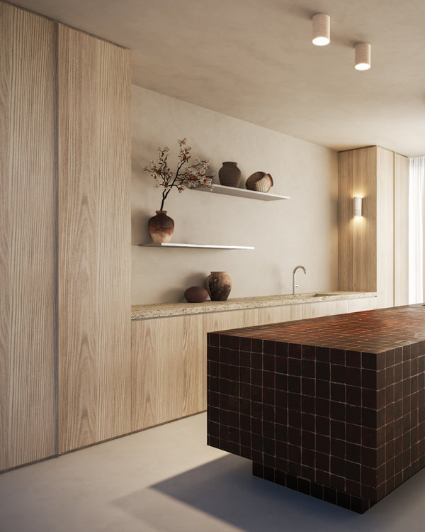 Wobbly Ceramic Ceiling Light | Dawn