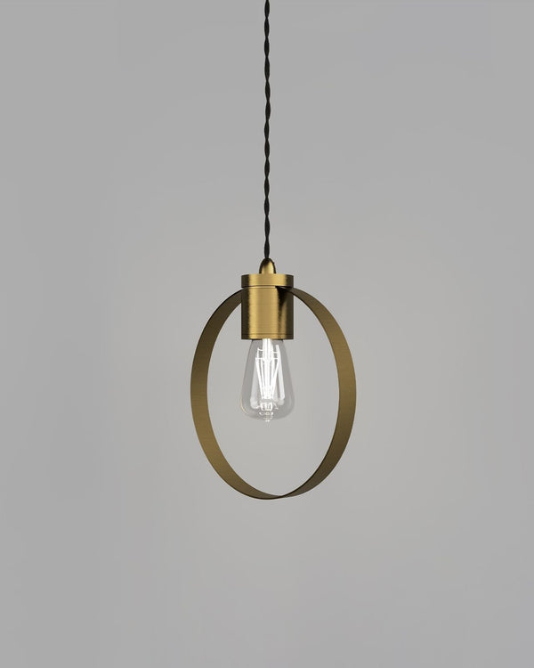 Classic Timeless Ring Brass Pendant