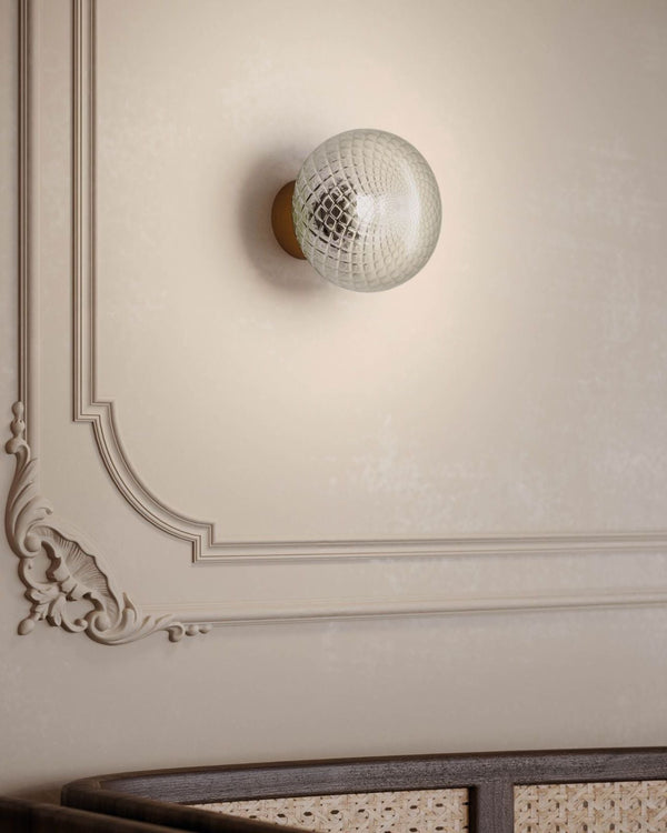 Designer Perfume Bottle Inspired Glass Wall Light