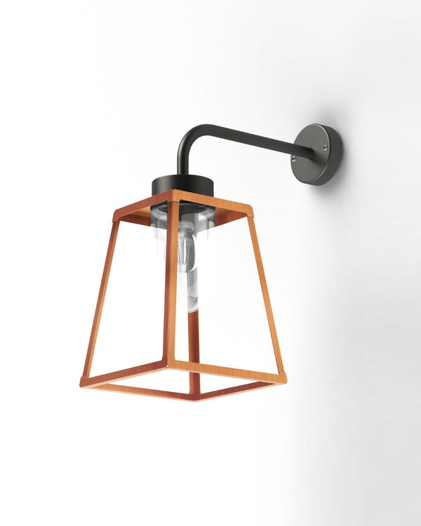 Lacquered Patinated Copper / Clear