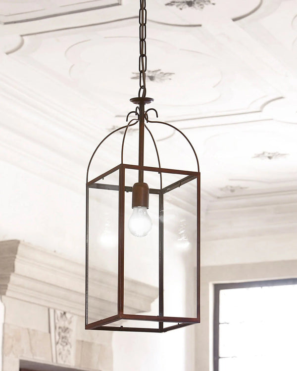 Italian Designed and Made Antique Brass Lantern
