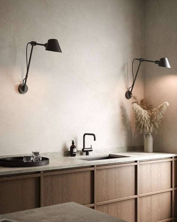 Adjustable Long Arm Wall Light
