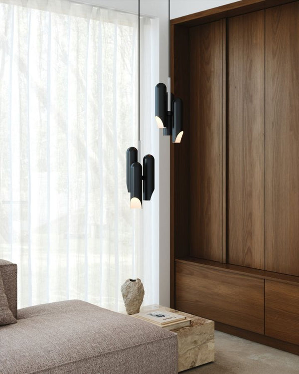 Minimalist Black Metal Pendant Light