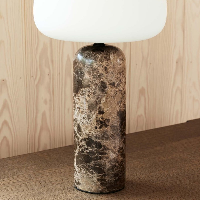 Large marble store table lamp