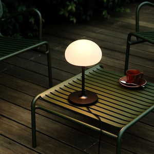 Scandinavian Portable Ovate Table Lamp | Outdoor 