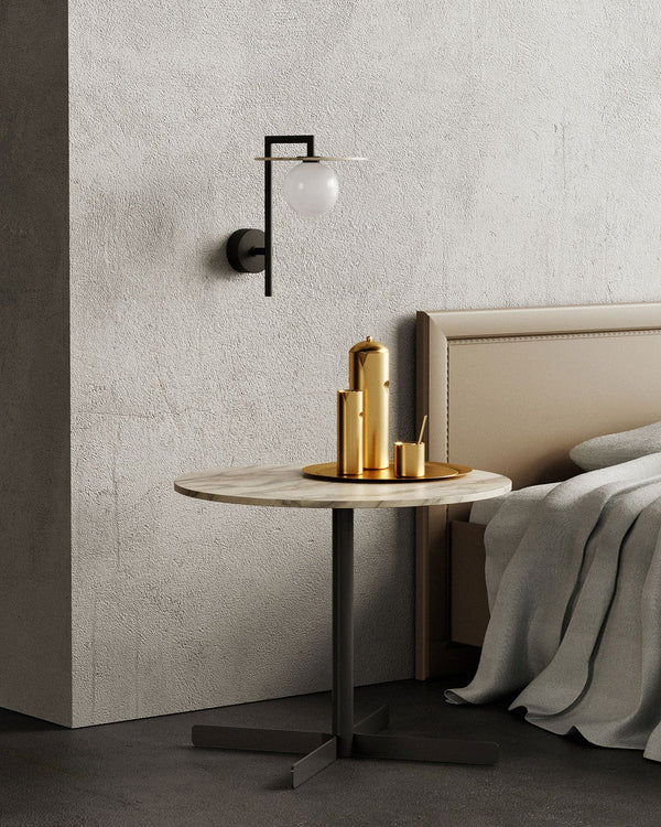 Minimalist Orb Disc Wall Light