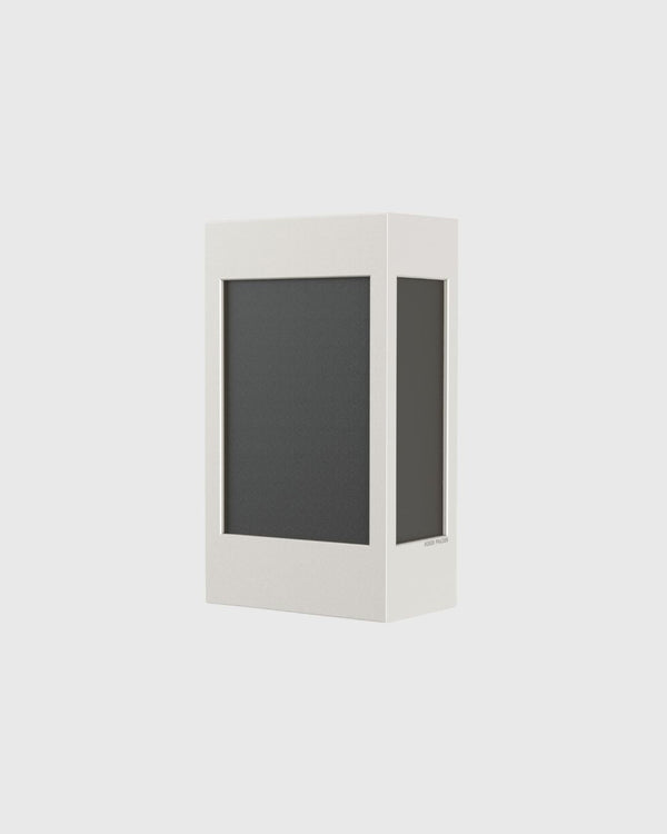 Pure White / Frosted Black