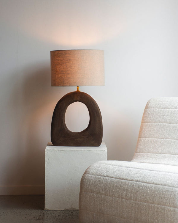 Organic Timber Table Lamp
