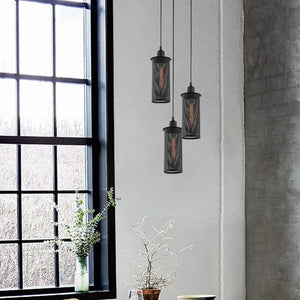 Perforated Cylinder Pendants