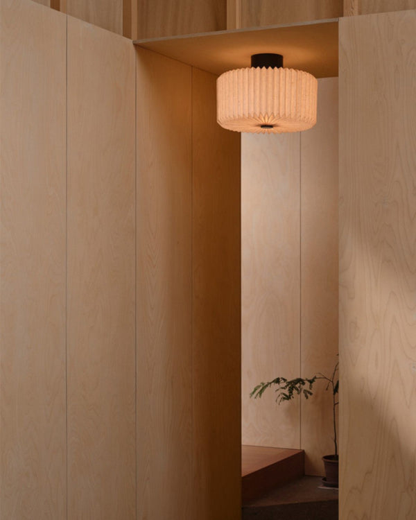 Pleated Fabric Ceiling Light