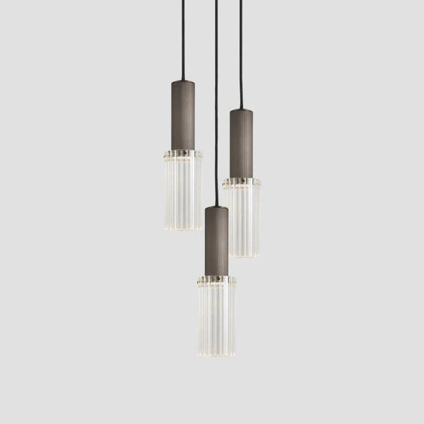 3lt Pendant / Bronze / Clear