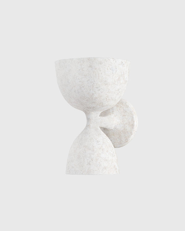 Sculptural Hourglass Wall Sconce