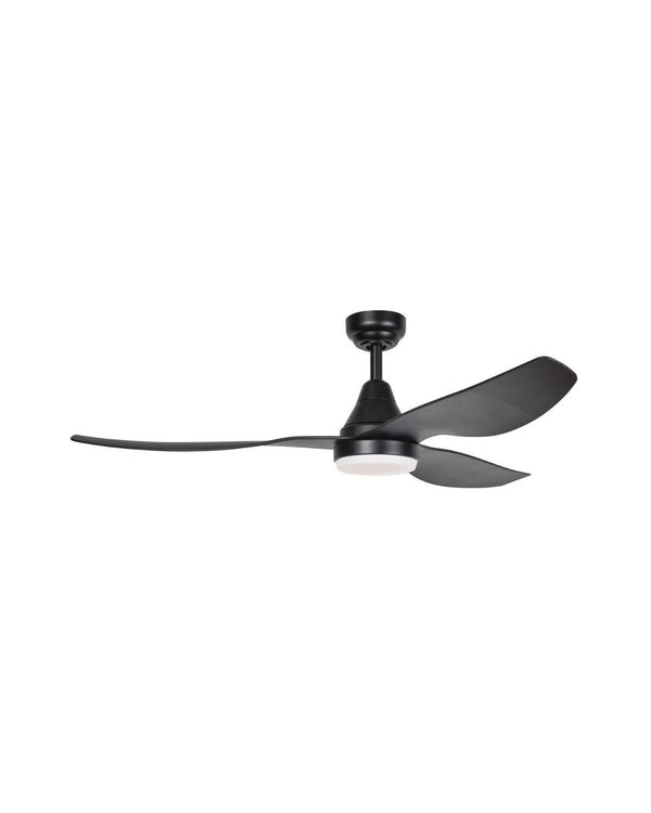 45 Inches / Black + Black Blades / With Light