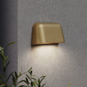 Transitional Styled Wall Light | Brass