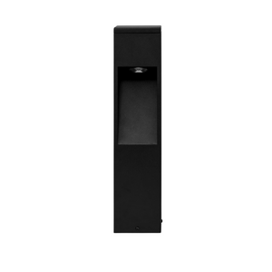 Simple Black Bollard With Cutout | Assorted Size | TRIColour