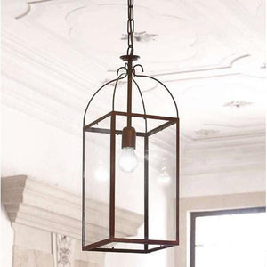 Italian Designed and Made Antique Brass Lantern-Pendants-ALDO BERNARDI (Lightco)-Lighting Collective
