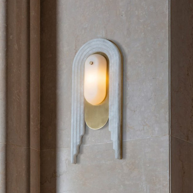 Art Series | Arched Alabaster Wall Light