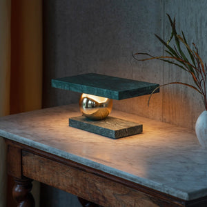 Honed Marble Table Lamp | Art Series