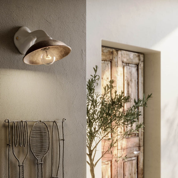 Italian Designed and Made Brass Wall Light