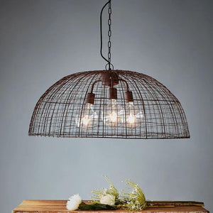 Wire Weave Dome Pendant Light | Lighting Collective 