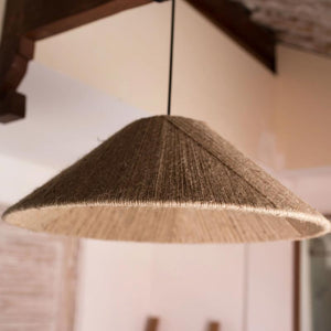 Woven Conical Organic Pendant | Lighting Collective