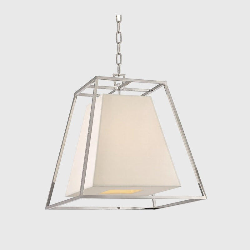 Small geometric store pendant light