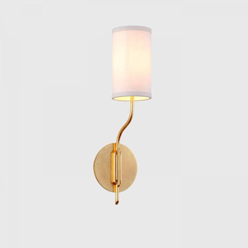 Gold leaf store light fixture