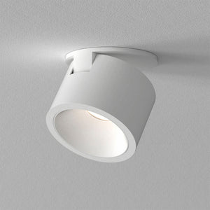 Minimalist LED Recessed Spot Light with matt white finish