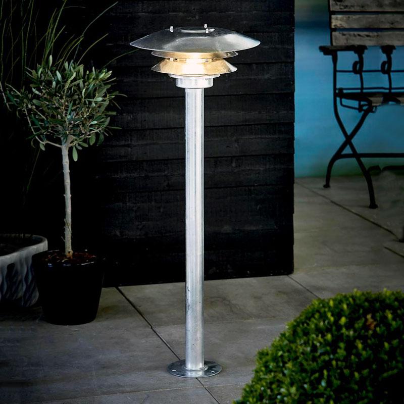 Scandinavian shop outdoor lighting