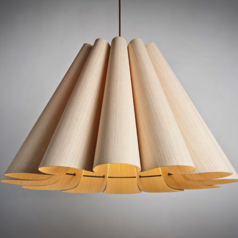 Diy wood best sale pendant light