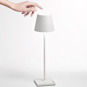 White Portable Touch Table Lamp - Lighting Collective 