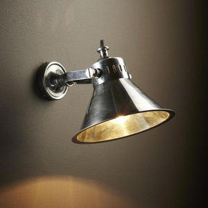 Traditional Antique Silver Wall Light-Wall Lights-Emac & Lawton-Lighting Collective