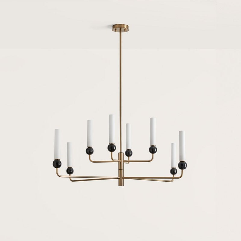 Minimalist gold outlet chandelier