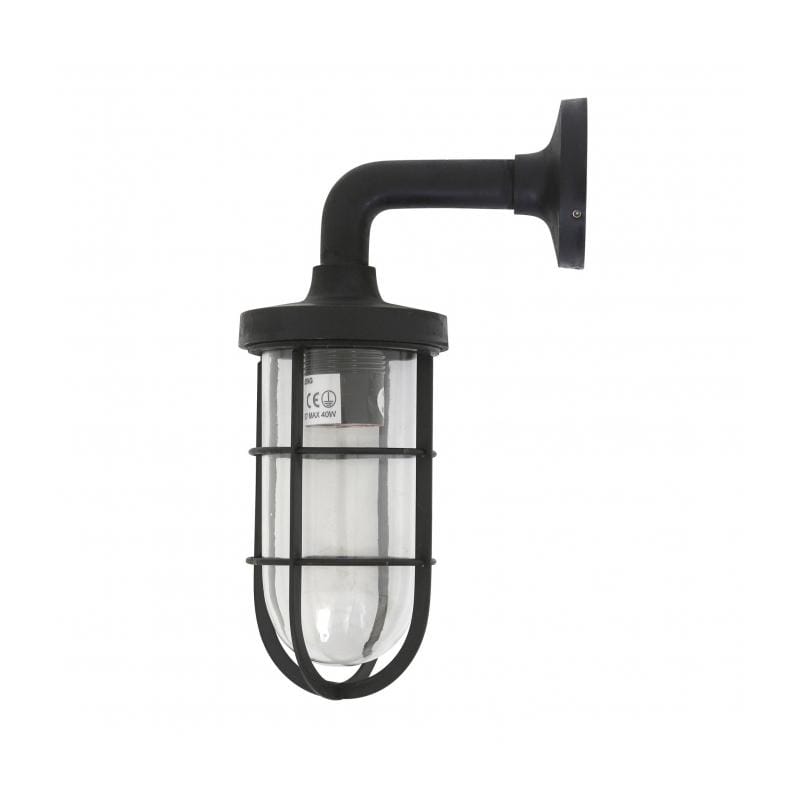 Black matte outlet sconce