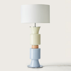 Vibrant Glass Table Lamp