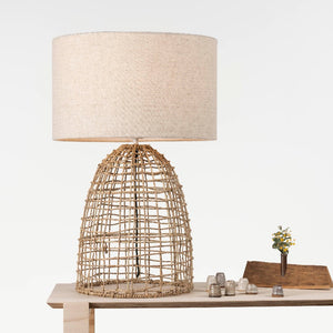 Woven Seagrass Table Lamp | Lighting Collective