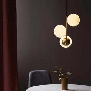 Mid-Century Modern Tri-Globe Hanging Pendant Lilly Nordlux | Lighting Collective