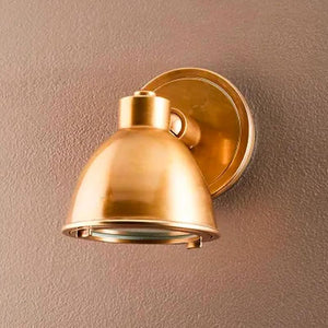 Industrial Versatile Wall Light with brass finish